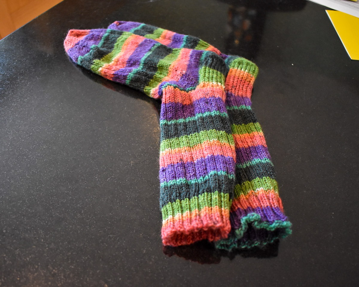 Sock in progress