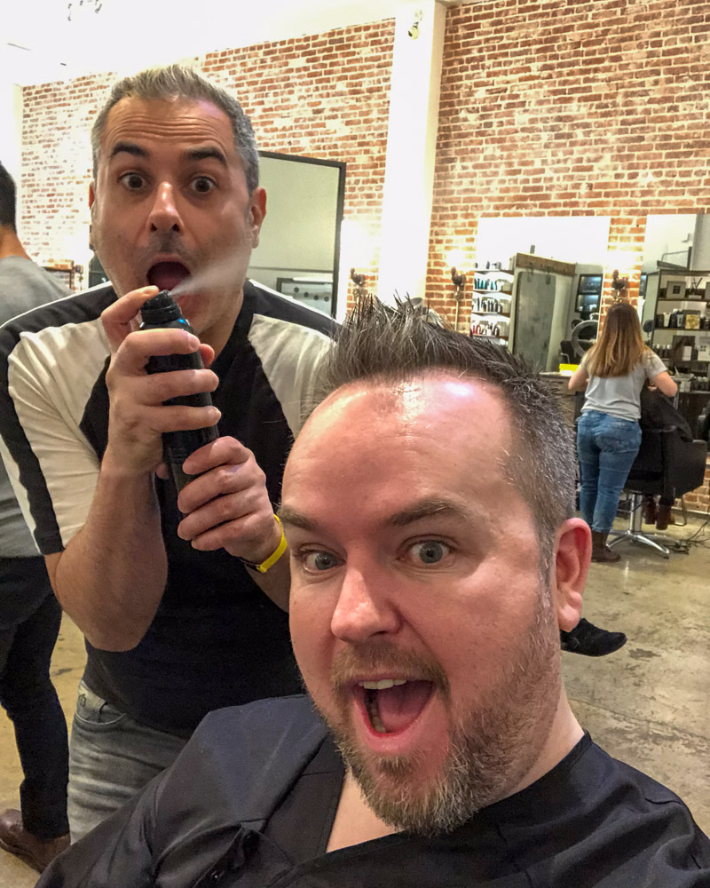 At Harper Salon on Melrose Avenue