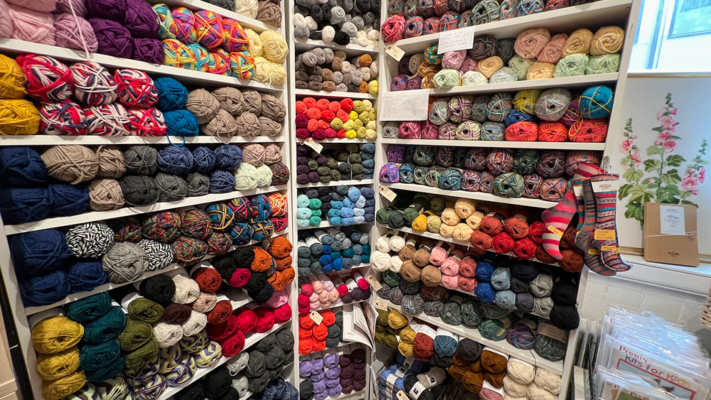 Interior of Broderi & Garn