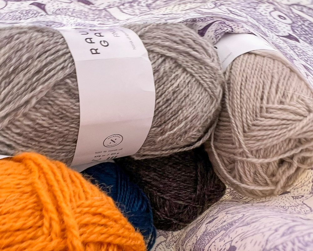 My yarn haul from Gothenburg